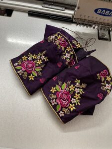 computer embroidery blouse design
